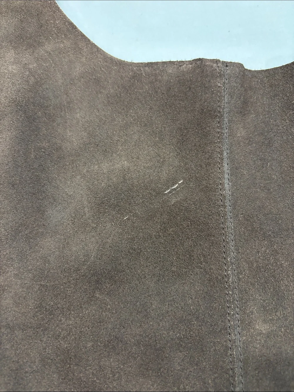 Brown Suede Boho Hobo Mini Shoulder Bag